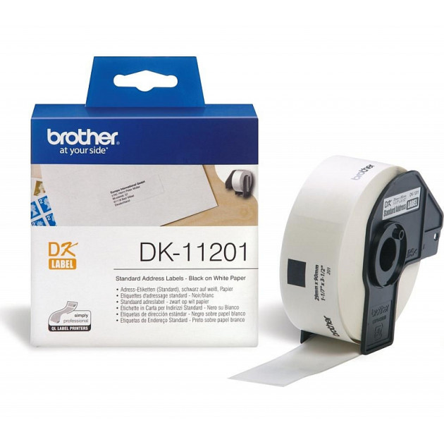 Brother DK-11201 400 szt/rolkę 29mm x 90mm