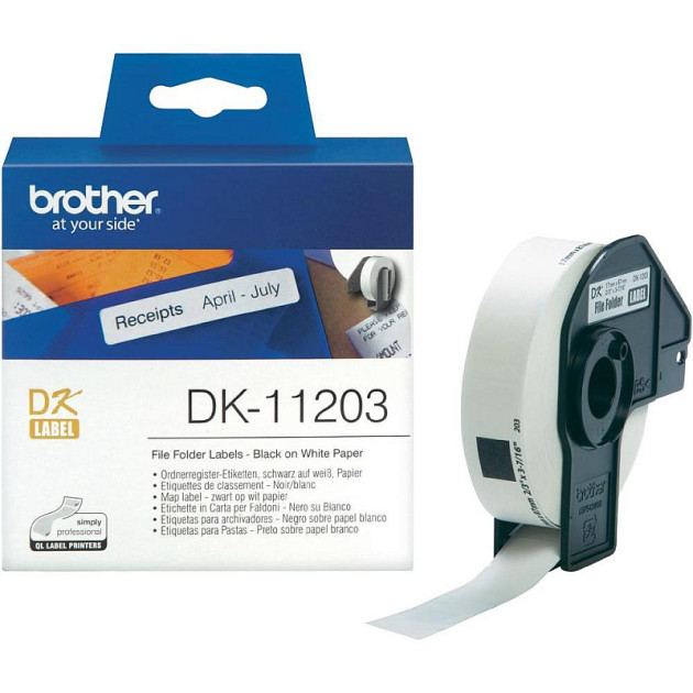Brother DK-11203 300 szt/rolkę 17mm x 87mm