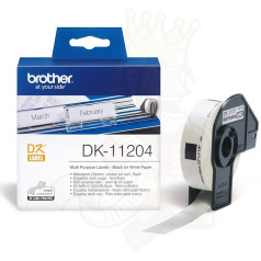 Brother DK-11204 400 szt/rolkę 17mm x 54mm