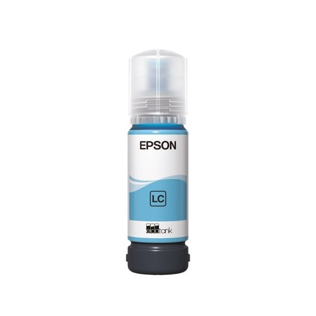 Tusz EPSON 108 EcoTank Light Cyan (jasnobłękitny) (C13T09C54A)