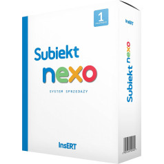 Subiekt nexo (system wspomagania sprzedaży) 1 stanowisko