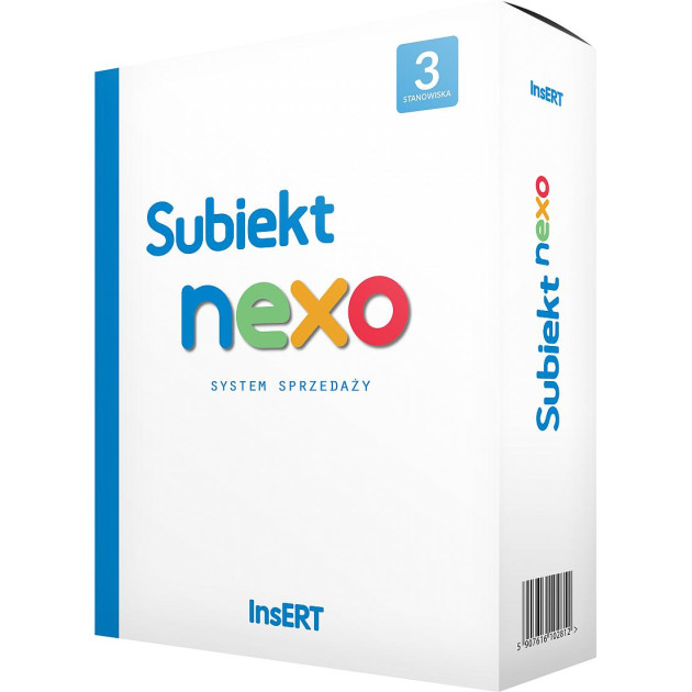 Subiekt nexo (system wspomagania sprzedaży) 3 stanowiska