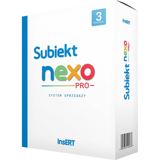 Subiekt nexo PRO (system wspomagania sprzedaży) 3 stanowiska 