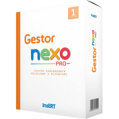 Gestor nexo PRO (system zarządzania relacjami z klientami) 1 stanowisko