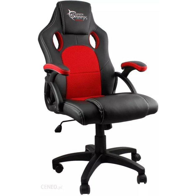 White Shark Gaming Chair Kings Throne Black/Red