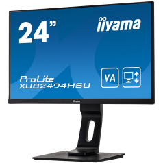 Monitor Iiyama ProLite XUB2494HSU-B1 VA LED, 3ms, 75Hz, VGA, HDMI, DP, Pivot